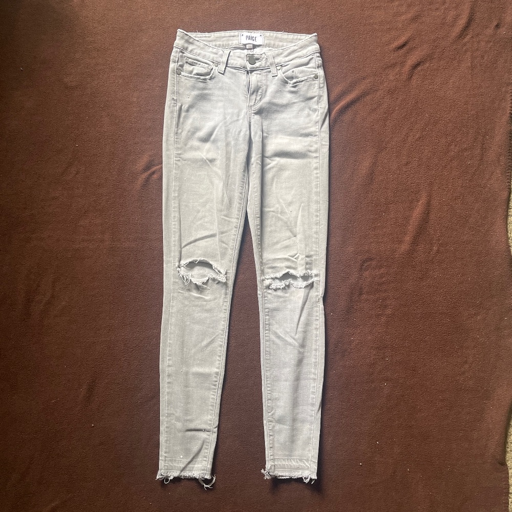 Paige Verdugo Ankle Distressed Skinny Jean